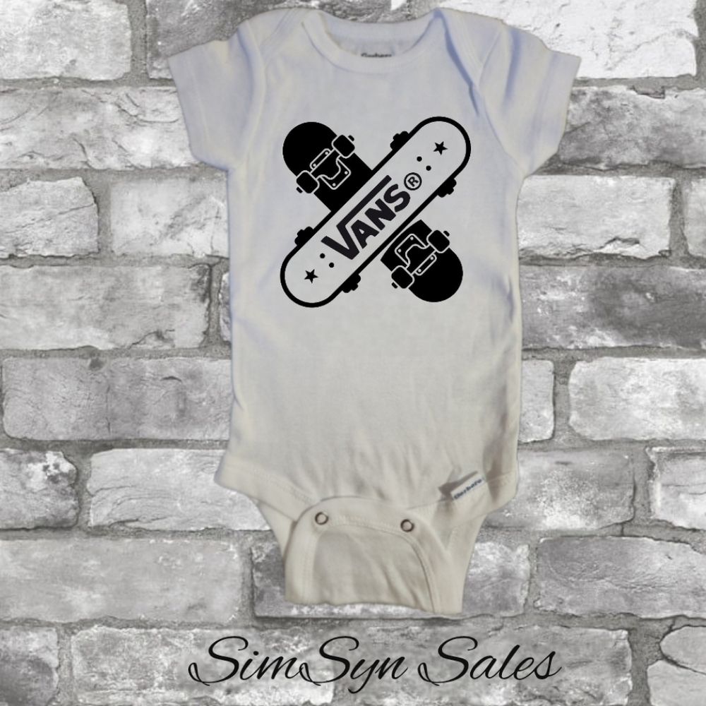Vans Unisex Baby Onesie Onepiece Bodysuit 0-3 Months Brand New